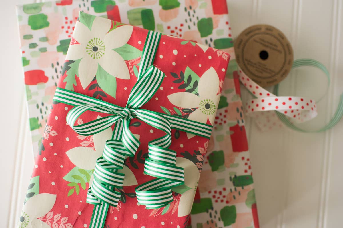 Wrappily Eco Gift Wrap Co. - Wholesale Ribbon - Gift Wrapping - Natural Cotton Curling Ribbon - Stripes & Dots1