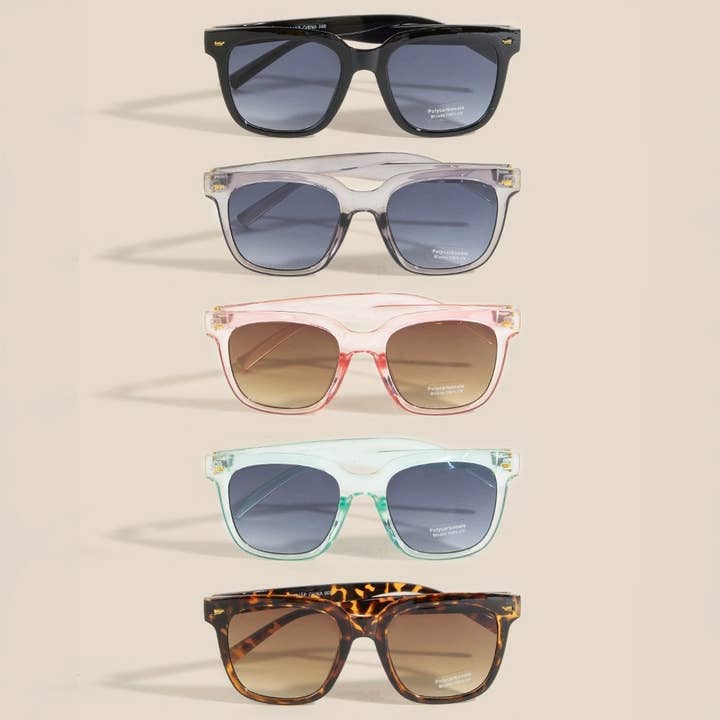 Twelve Piece Assorted Acetate Sunglasses for wholesale by Anarchy Street