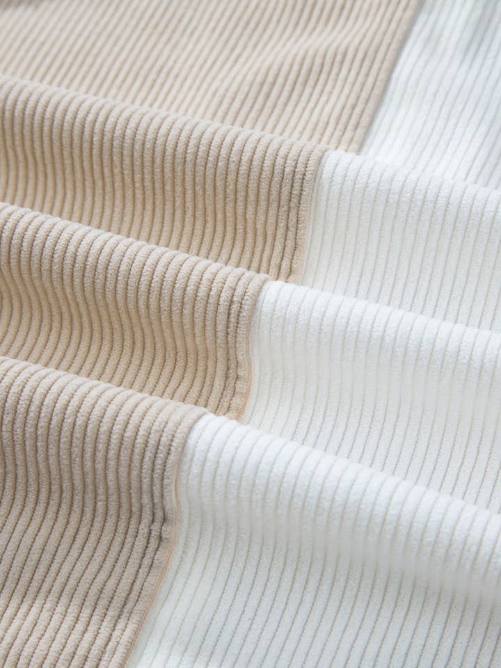 Brown Harvest Blend Corduroy Shacket for wholesale on Faire4