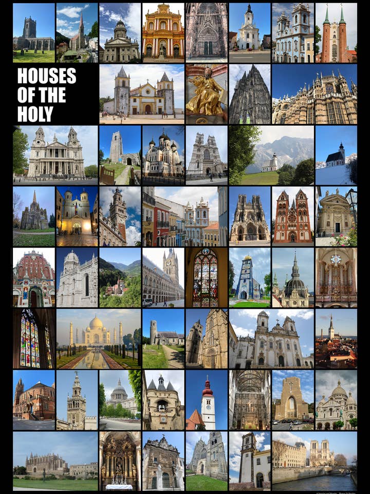 Cartaz de montagem da igreja por atacado de Posters & Puzzles