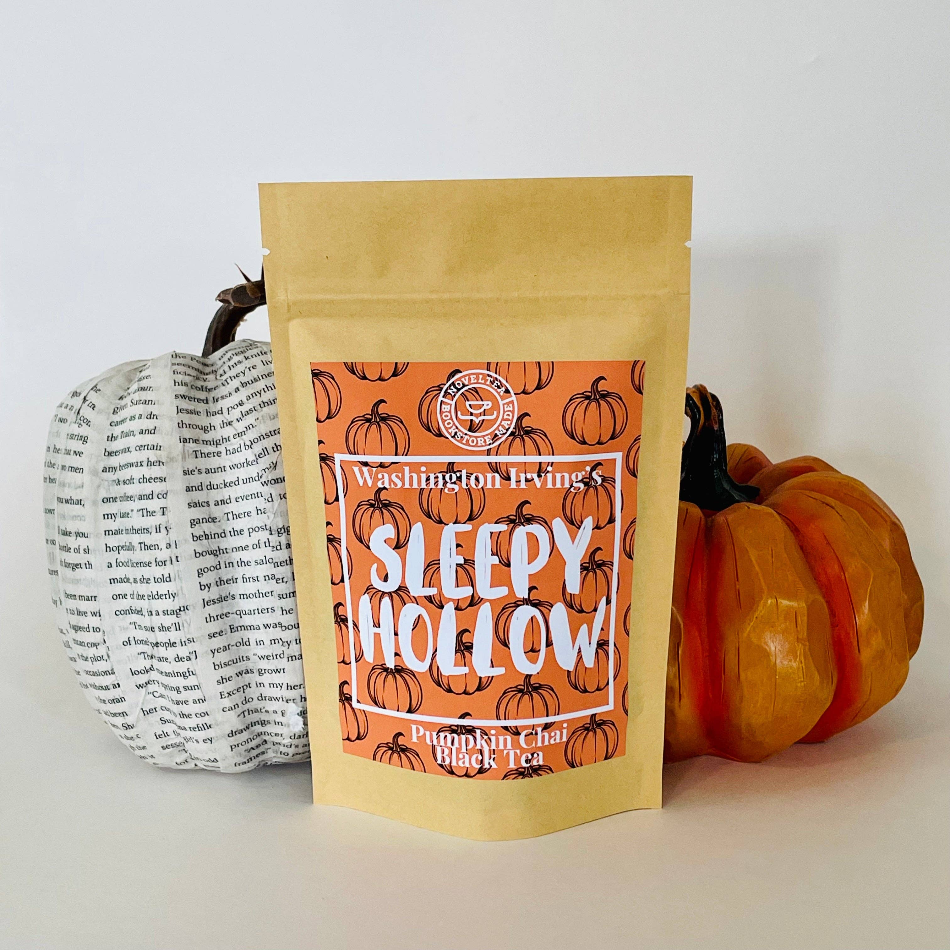 NovelTea Bookstore & Gifts - Wholesale Loose Tea - The Legend of Sleepy Hollow Inspired - Pumpkin Spice Chai BLACK TEA10