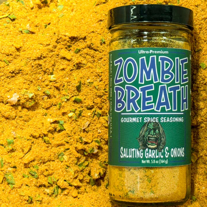 Zombie Spice Rub Co. - Wholesale Dried spice mix - Zombie Breath: All-Purpose Spice Rub Saluting Onion and Garlic Flavors6