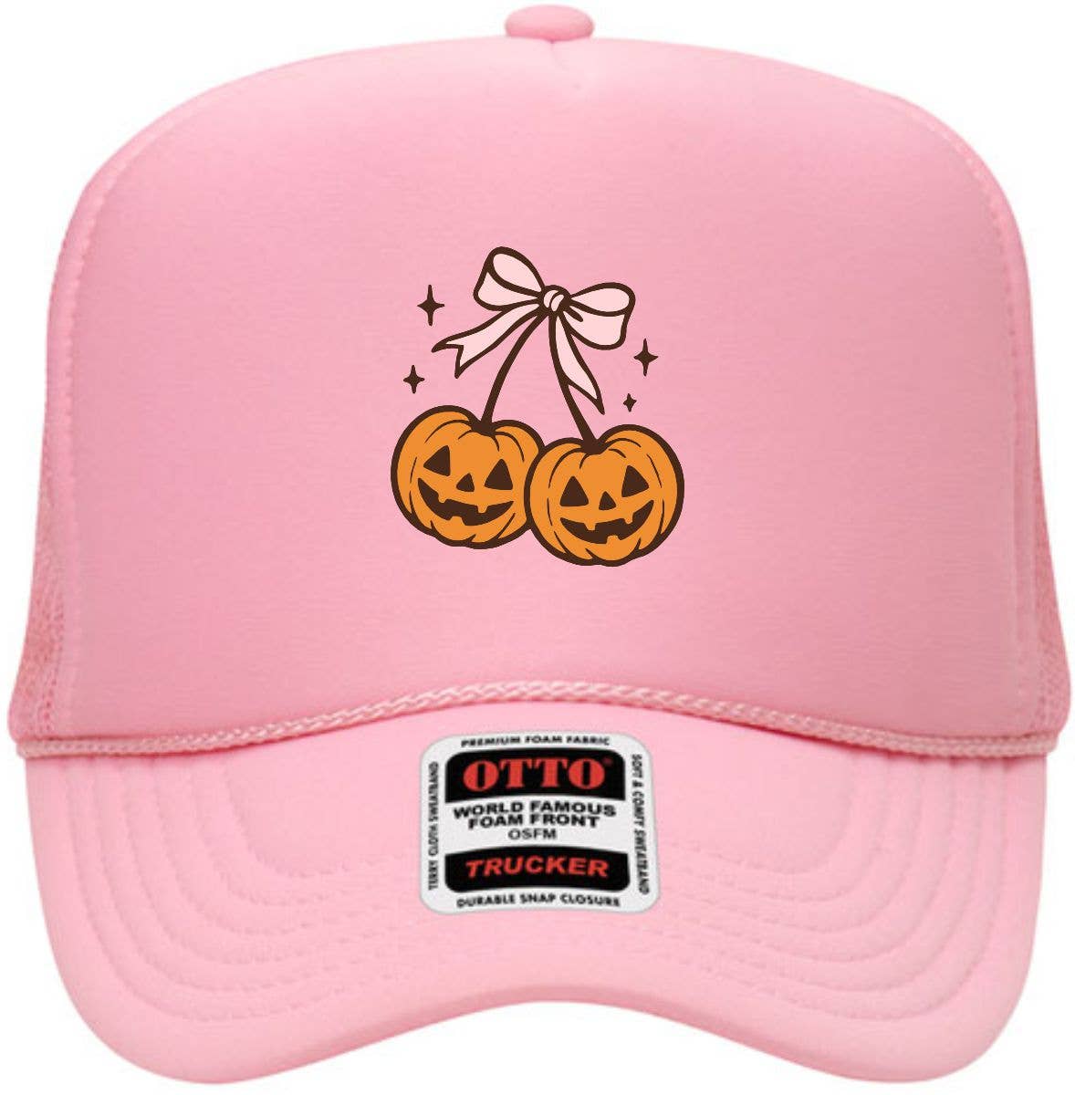 LC Elizabeth - Wholesale Trucker Hat - Women's - Scary Cherry | LC Elizabeth Original | Embroidered Trucker Hat2