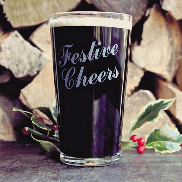 Festlig juble julekort for engroshandel hos Inky Blue Ltd t/a Holy Mackerel