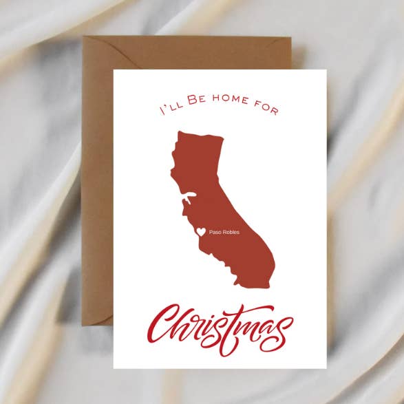 Ill Be Home for Christmas Card for wholesale by Party Collective
