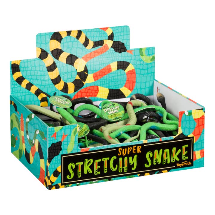 Toysmith - Wholesale Classic Toy - Kids - Super Stretchy Snake, Assorted Styles5