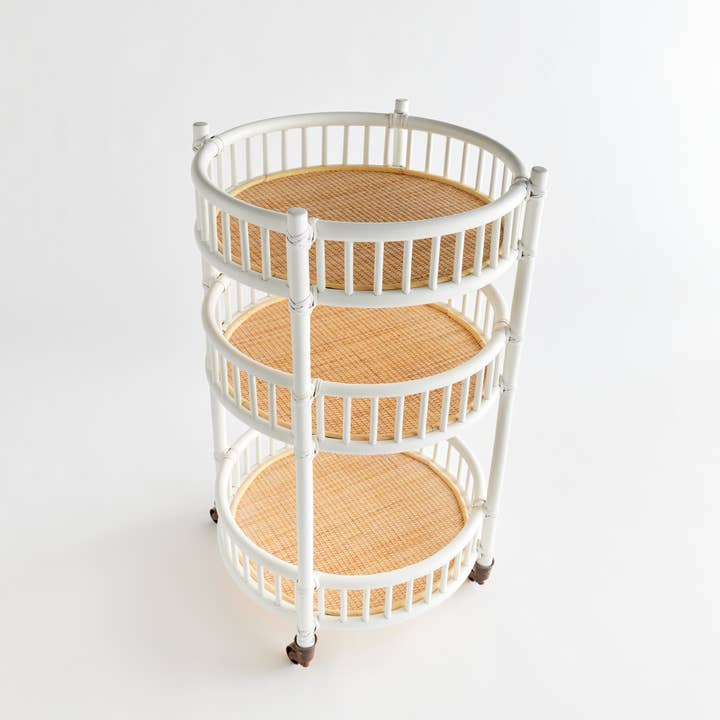 Napa Home & Garden - Wholesale Bar Cart - Rowelyn Bar Cart - White