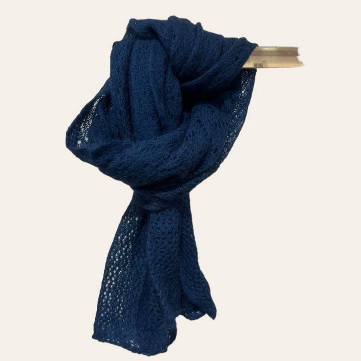 NAÏS PARIS - Wholesale Scarf - Women's - OPENWORK MOHAIR WOOL SHAWL26