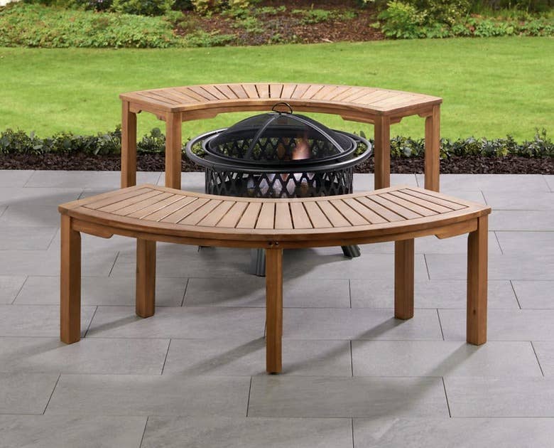 Patio Wise – wholesale Bänk – 5' Böjd Eldstadsbänk2