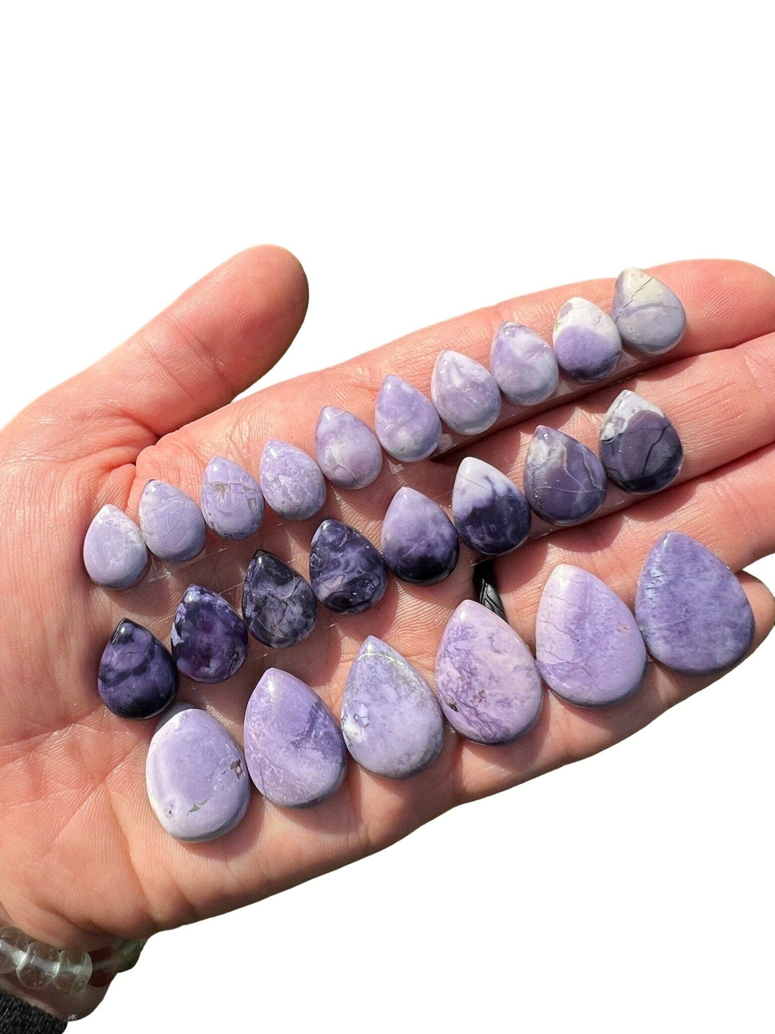 New Moon Beginnings - Wholesale Spiritual Stone/Crystal - Tiffany Stone Cabochon Teardrop