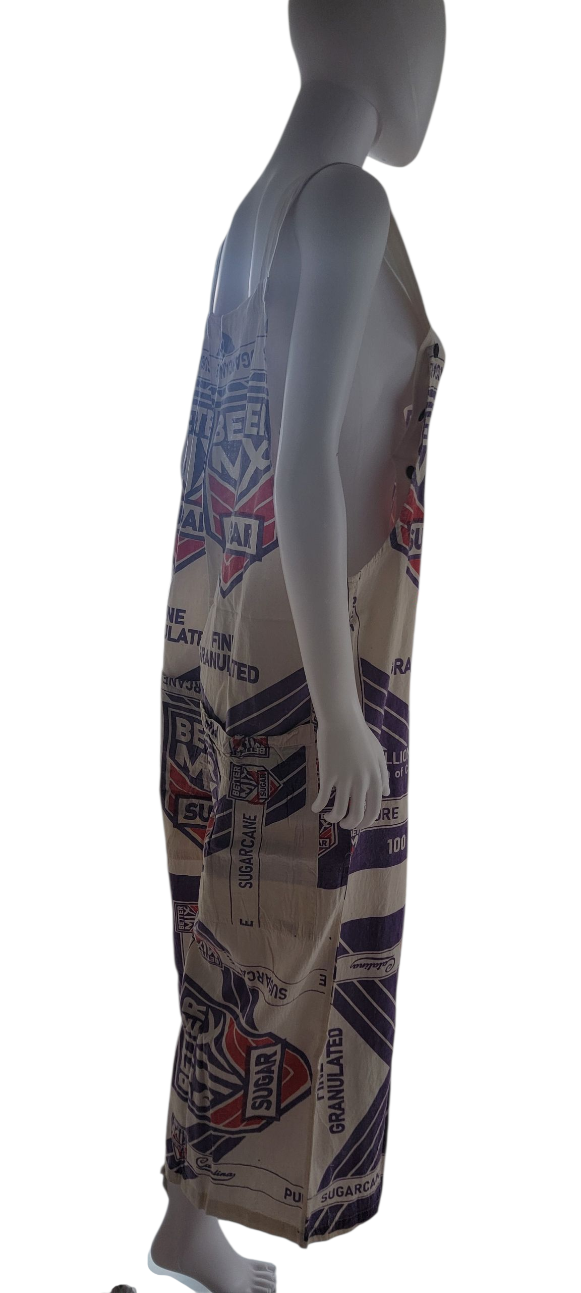 Evergreen Guardian Imports - Wholesale Jumpsuit - Women's - T2429 Flour Sack Cotton Jumpsuit w. Straps- Better Mix Sugar3