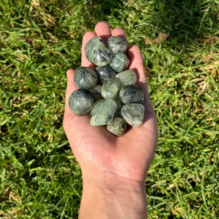 Earths Elements Wholesale - Vente Pierre et cristal de spiritualité - Cristal roulé - Préhnite, 2 livres1