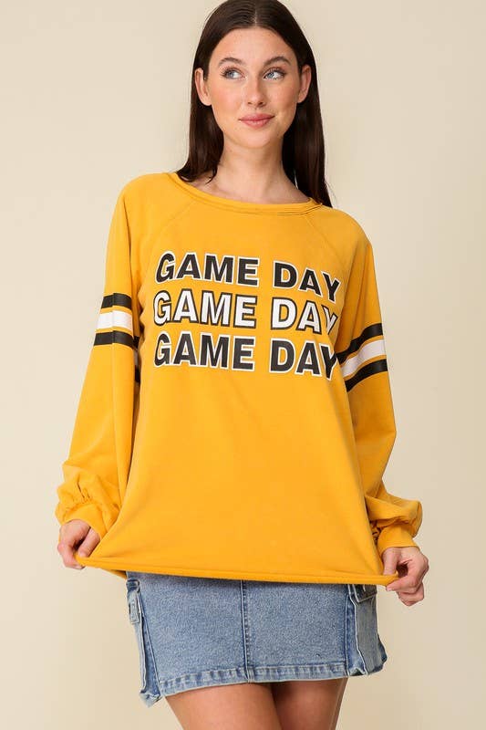 Vanilla Monkey – Camisola gráfica - Mulher por atacado – Game Day Ready Top4
