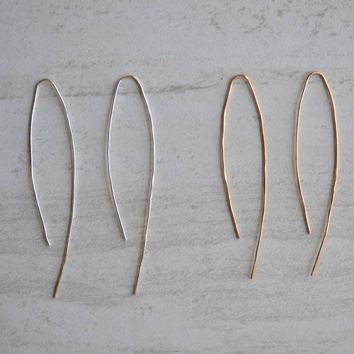 Brincos de Fio Wishbone por atacado de Saintly