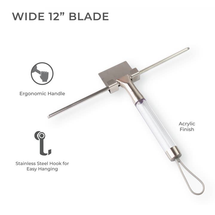 Zadro, Inc. - Wholesale Squeegee - Shower Squeegee with Silicone Blade & Wall Mounting Bracket2