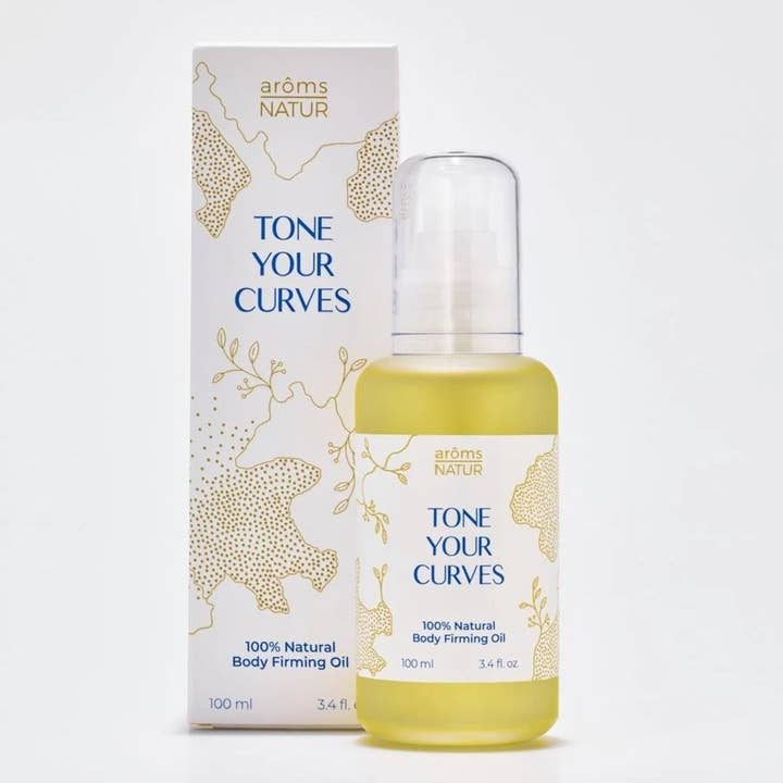 3.4 oz Tone din kurver olie for engroshandel hos Arôms Natur Skincare