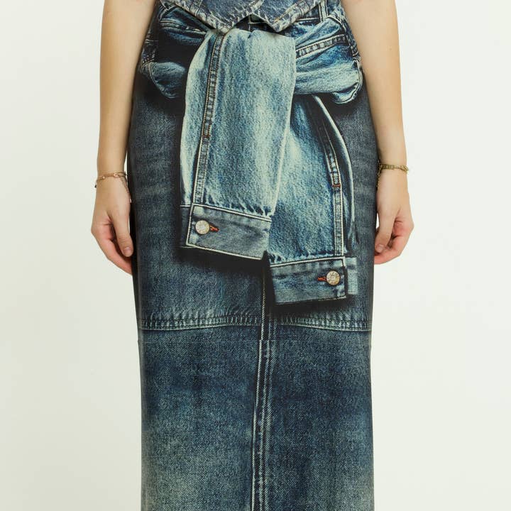 Kjol Sjöjungfru Mörkblå - Jeanious för wholesale av IPNG Design