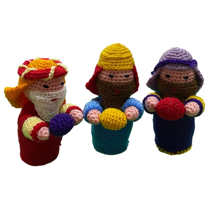 Crocheted Nativity Collection "Three Wise Men" for wholesale by HDIF-USA