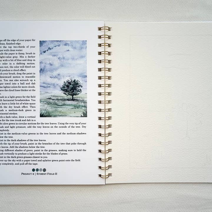 Paint & Pigment Studios - Wholesale Sketchbook/Sketchpad - Landscapes Watercolor Workbook