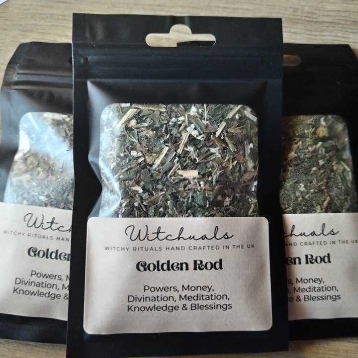 Golden Rod for wholesale by Witchuals - Rituals & Spellwork Apothecary