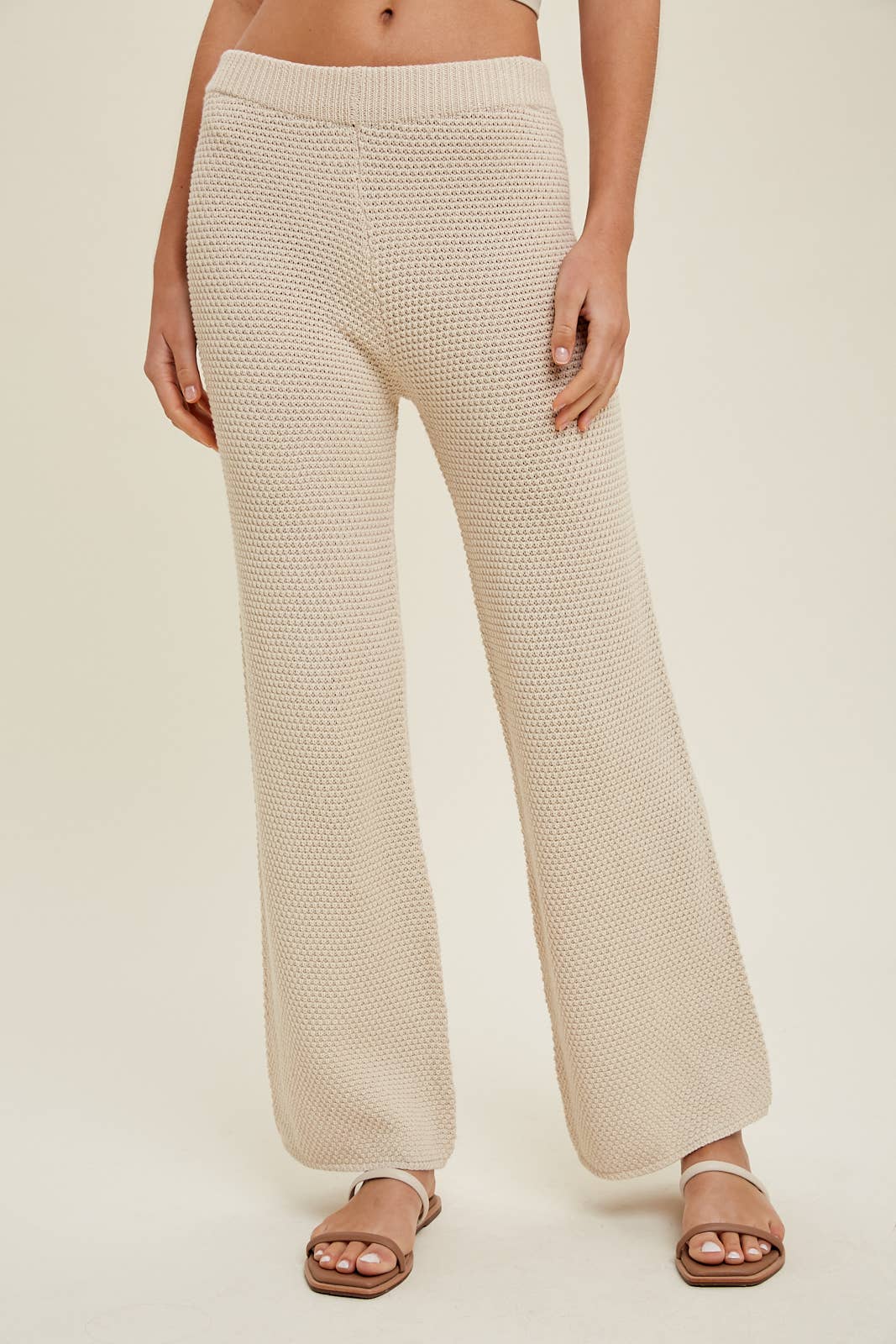 Wishlist Apparel - Wholesale Pants - Women's - TEXTURED SWEATER PANTS / WL22-7514B4