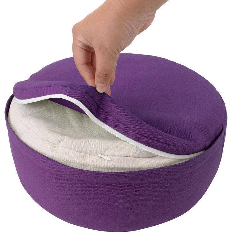 VIGOR - Wholesale Floor Pillow - Buti custom cotton crescent chakra filled floor round buckwh1