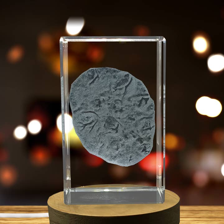 AB Crystal Collection - Wholesale Decorative figurine - Celebrate Traditions with Naan Bread 3D Engraved Crystal2