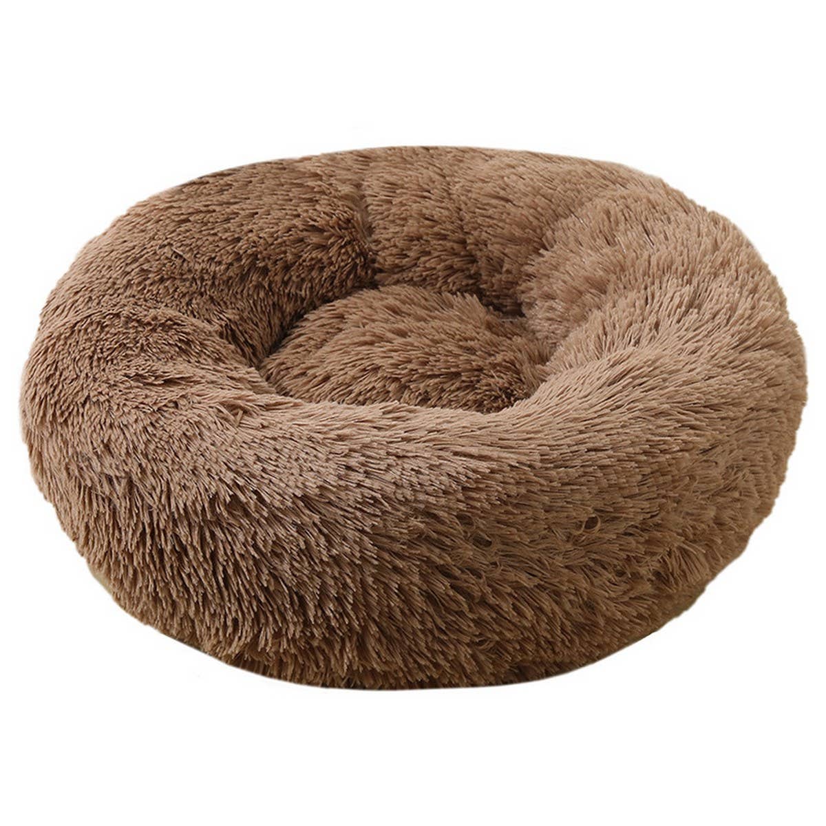 PAWPAWwholesale - Wholesale Pet Bed - Cat/Dog - Fluffy Donut Cat Bed – Plush & Cozy Pet Cushion_CWMM52791