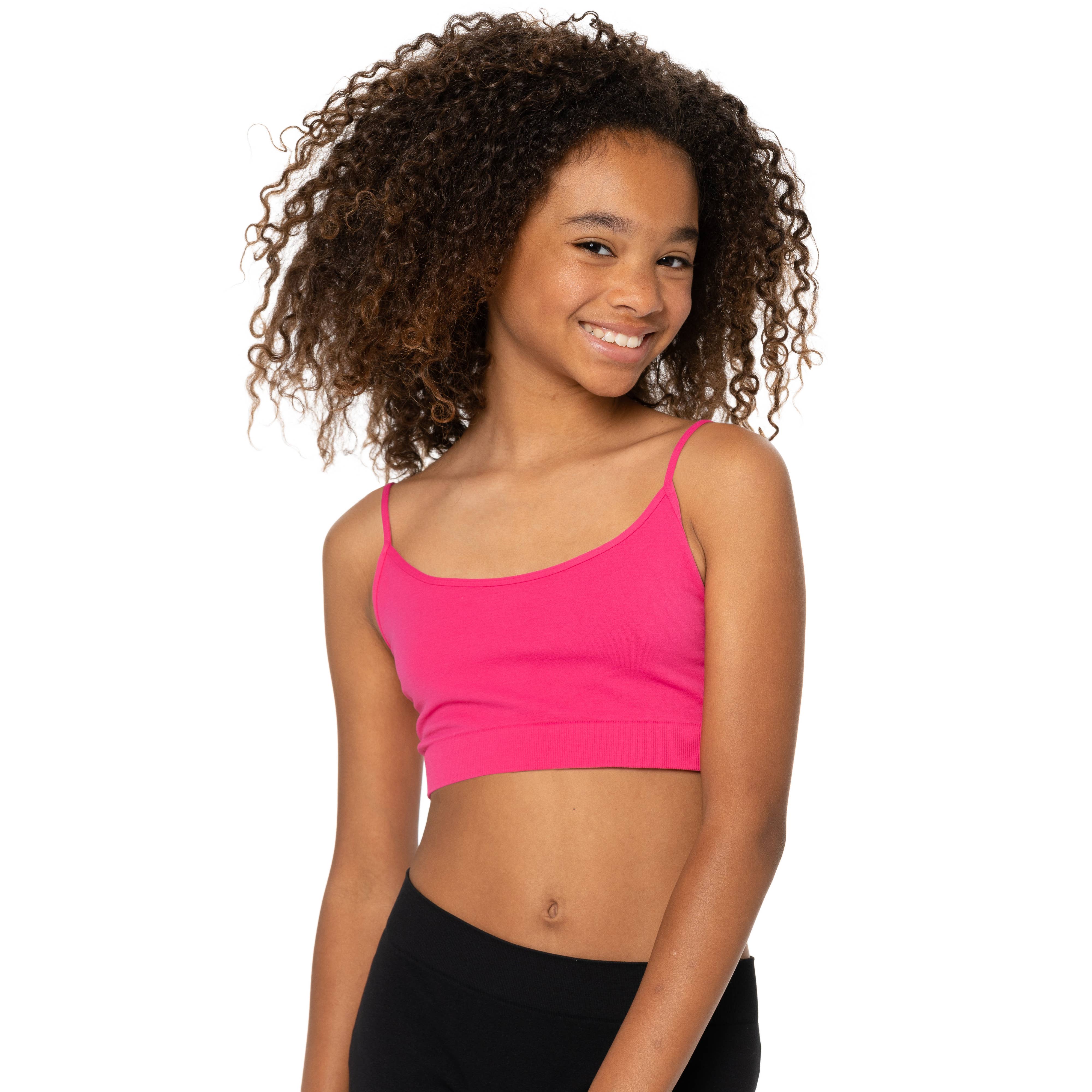 Malibu Sugar - Vente Débardeur – enfant - Bandeau Cami Sans Couture Filles Taille Unique - Tant de Couleurs !12