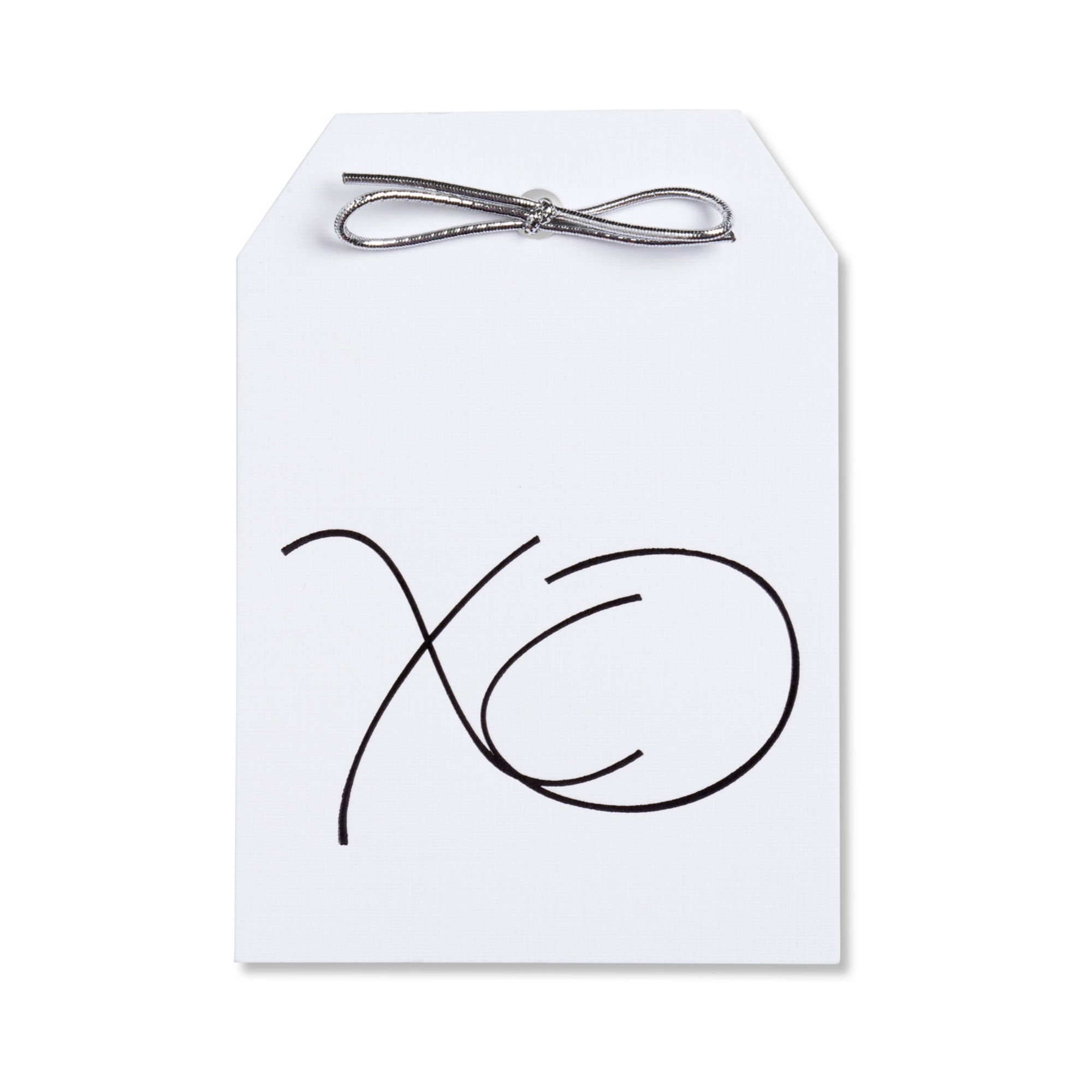 WowWordZ - Wholesale Gift Tag - XO Gift Tags, Black & White, Birthday, Valentine, Set of 101