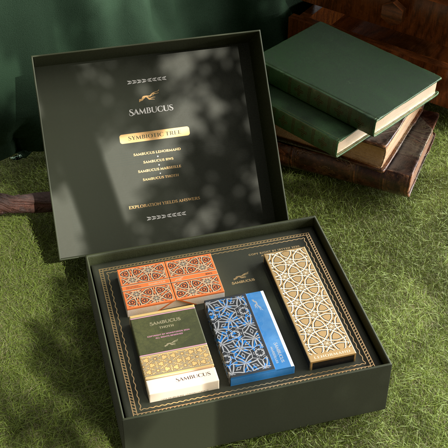 Vermilion Collection - Wholesale Tarot Cards - Sambucus Tarot 2nd Edition1