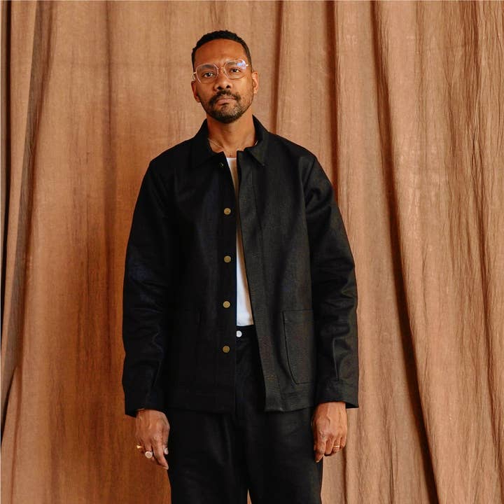 Dada Chore Coat (Indigo Bath) for wholesale by Of—No Nation