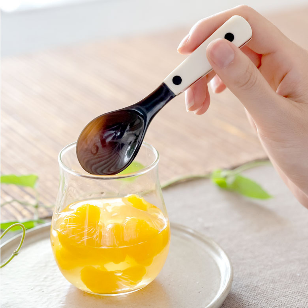 Luala Silk – Engroshandel Skærebestik sæt – Horn Bestik Sæt - Spoon gaffel og smør kniv10