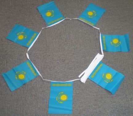 Worldwide Flags Ltd – wholesale Bunting/garland – 6m 20 Flag Kazakhstan Bunting0