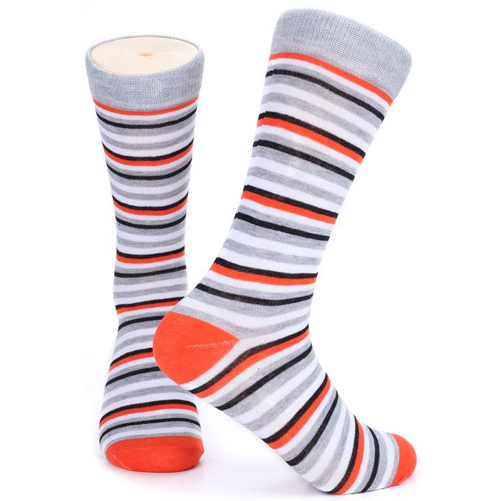 Casual Colorful Dress Socks 6 Pack for wholesale on Faire1