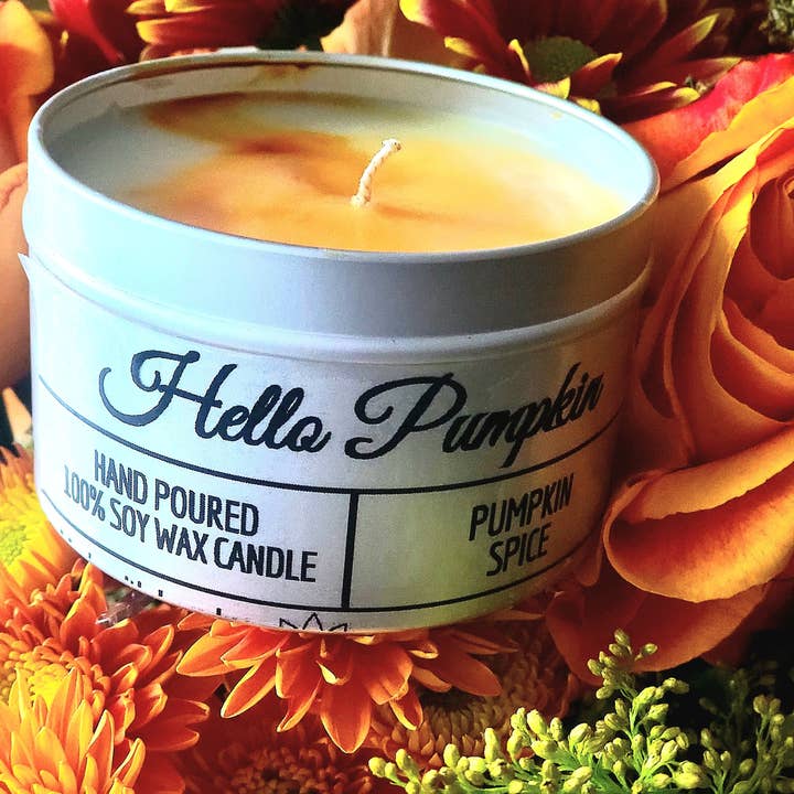 Seasonal Travel Tin Candles - Limited Editions for wholesale by Eileen's Essentials, llc