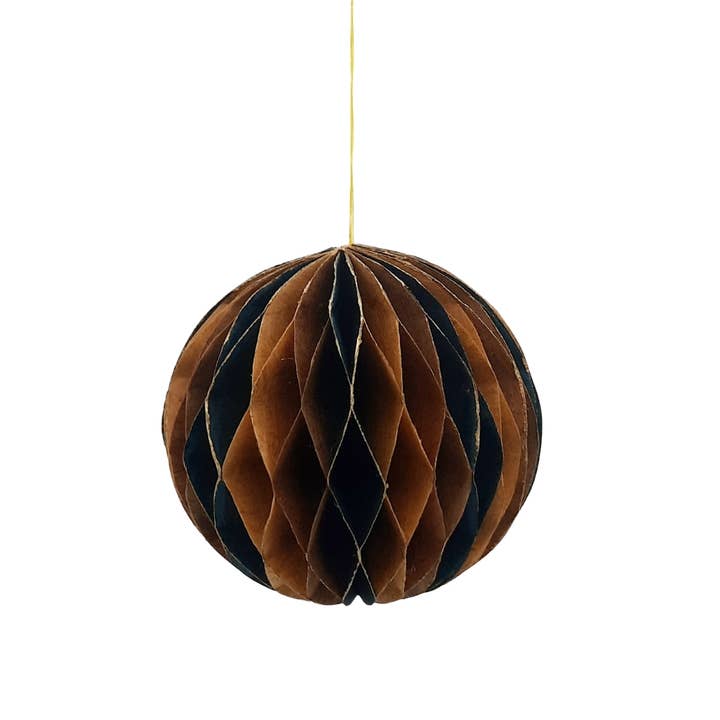 Koperberg - Wholesale Ornament - Honeycomb Ball, handmade paper6
