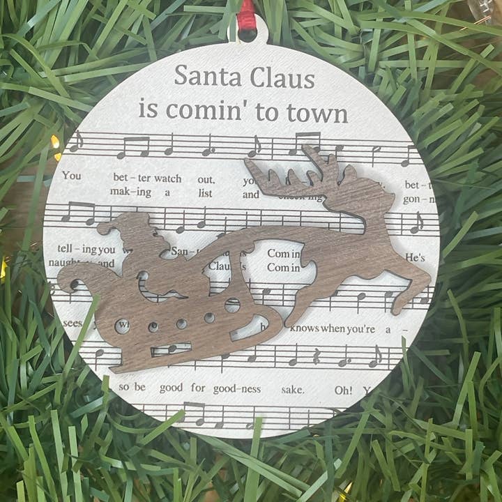 Michigan Proud Gifts - Wholesale Ornament - Sheet Music Christmas Ornament5