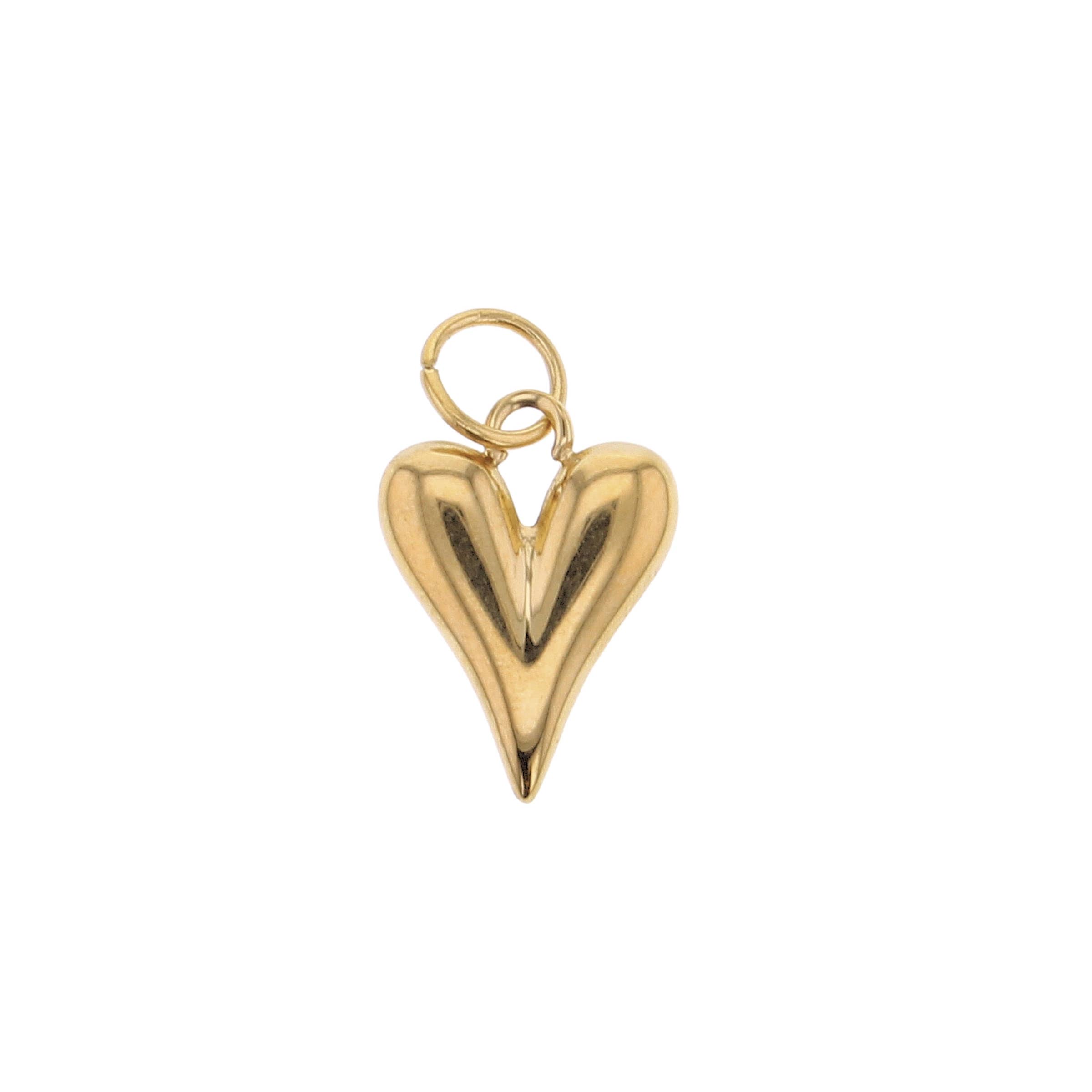 Lotus Jewelry Studio - Wholesale Individual Charm/Pendant - Puffy Heart Charm