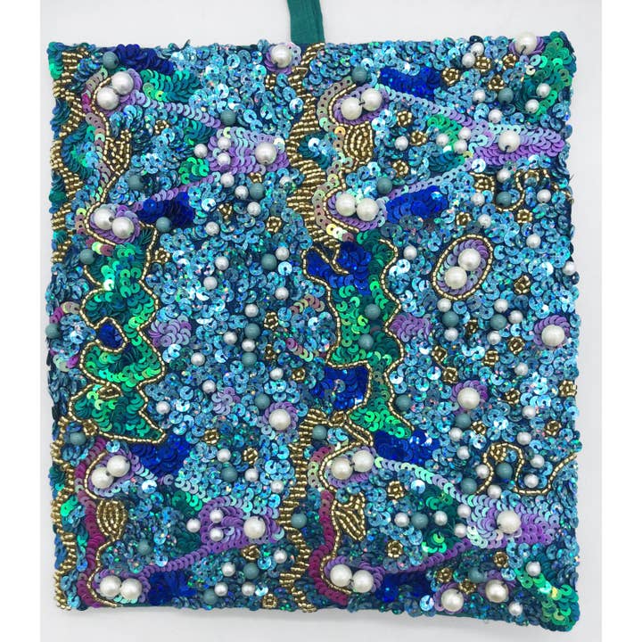 Mona Fares - Wholesale Clutch Bag - Women's - Teal Jewellery Clutch1