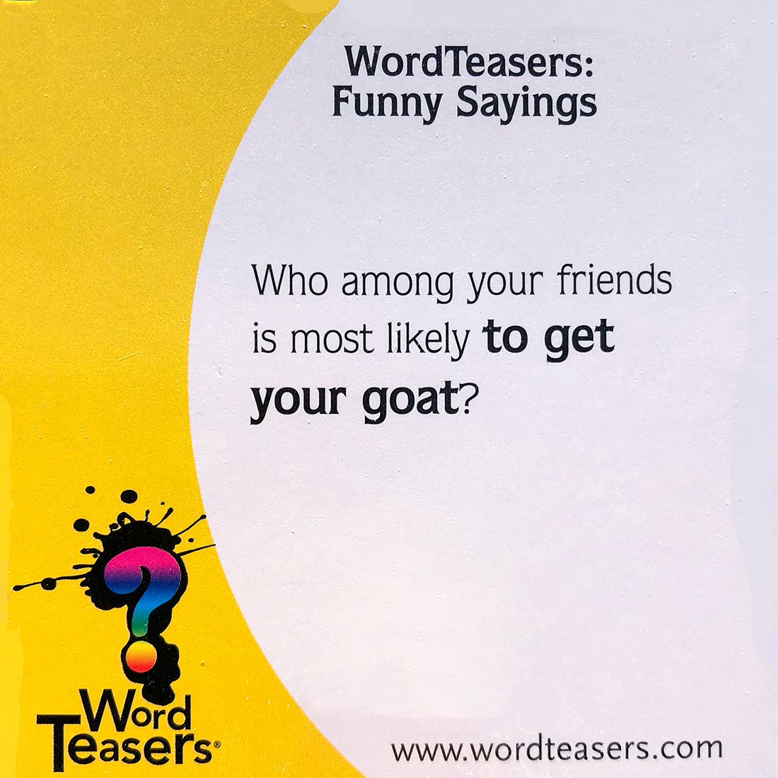 WordTeasers - Wholesale Card Game - Funny Sayings1