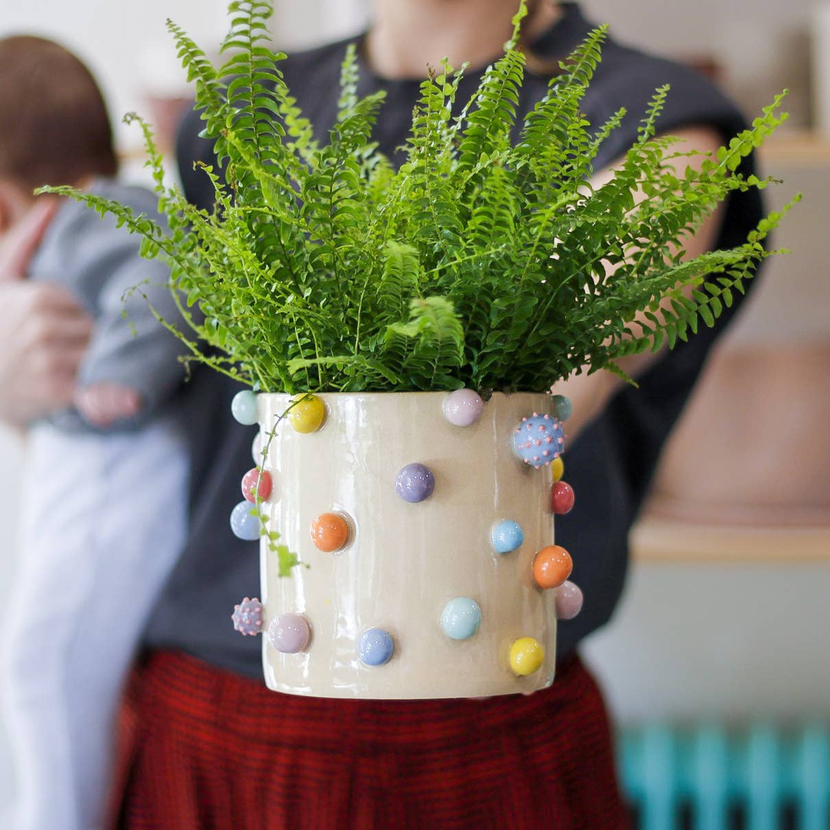 Elena Ágata Ceramics – Großhandel Blumentopf – Pompon-Pflanzgefäß0