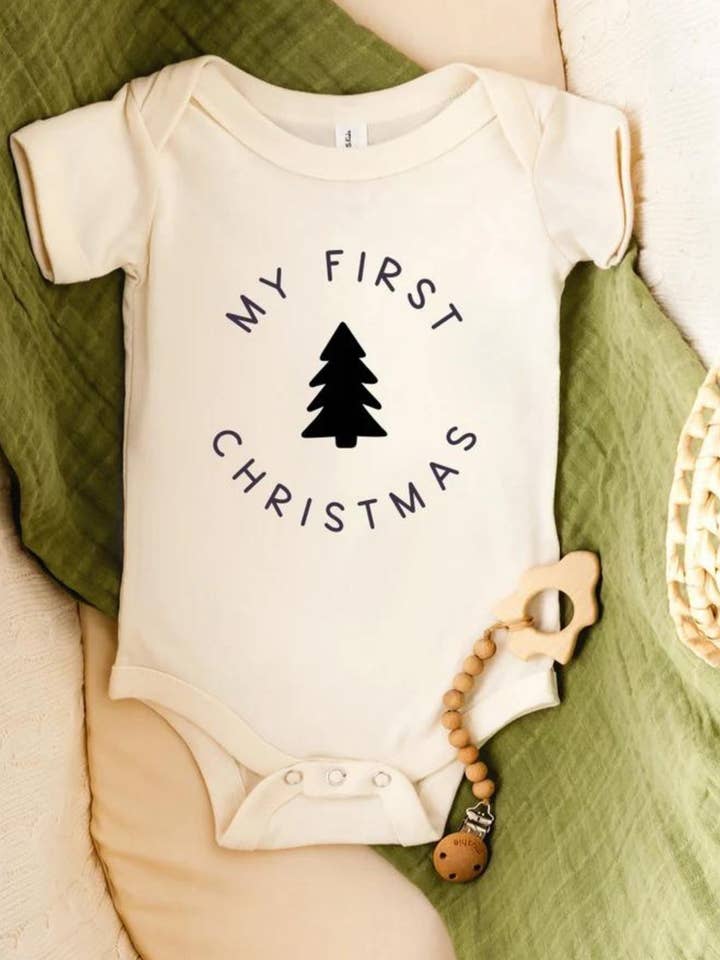 Dorothy’s Reason - Wholesale Bodysuit (Non-Footed) - Baby - My First Christmas Baby Bodysuit | Baby's First Christmas0