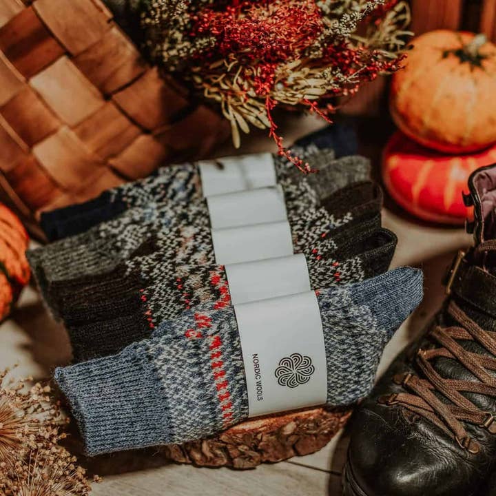 Nordic Wools - Wholesale Socks - Unisex - Nordic Socks Merino Wool 5 Pairs PERFORM™ Warm (Sigrid) - Unisex3