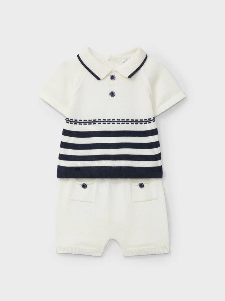 Conjunto marino rayas marinero recién nacido | Dr. Kid by Charanga for wholesale by Charanga