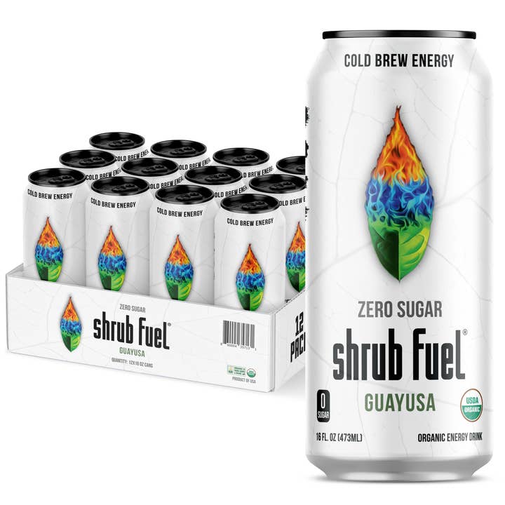 Shrub Fuel Zero Sugar - Organic Guayusa Energy Drink for wholesale by Shrub Fuel