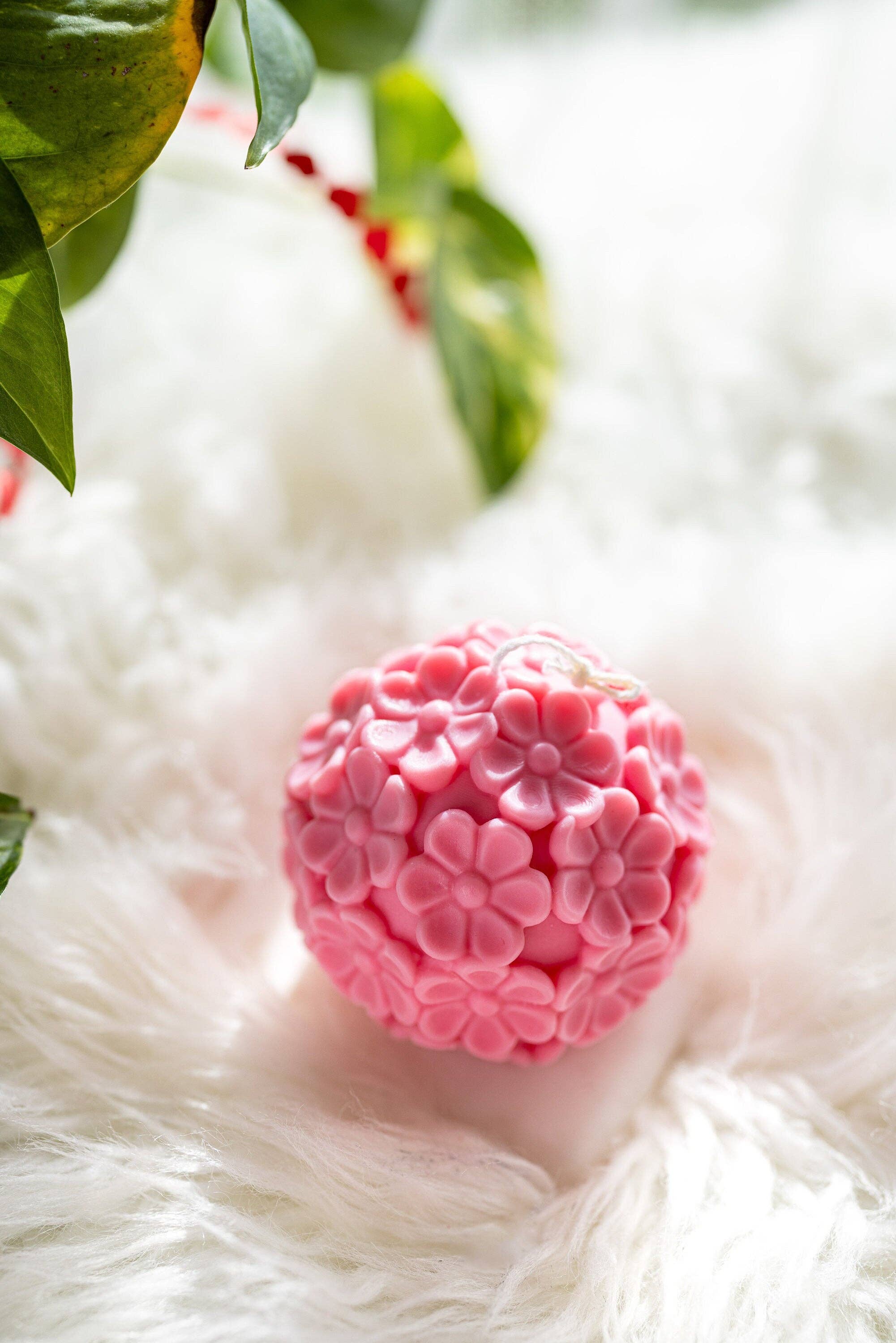 MySunshineCandless - Vente Bougies originales - Bougie en forme de bol à fleurs, bougie en forme de fleur, bougie d'amour, épingle3