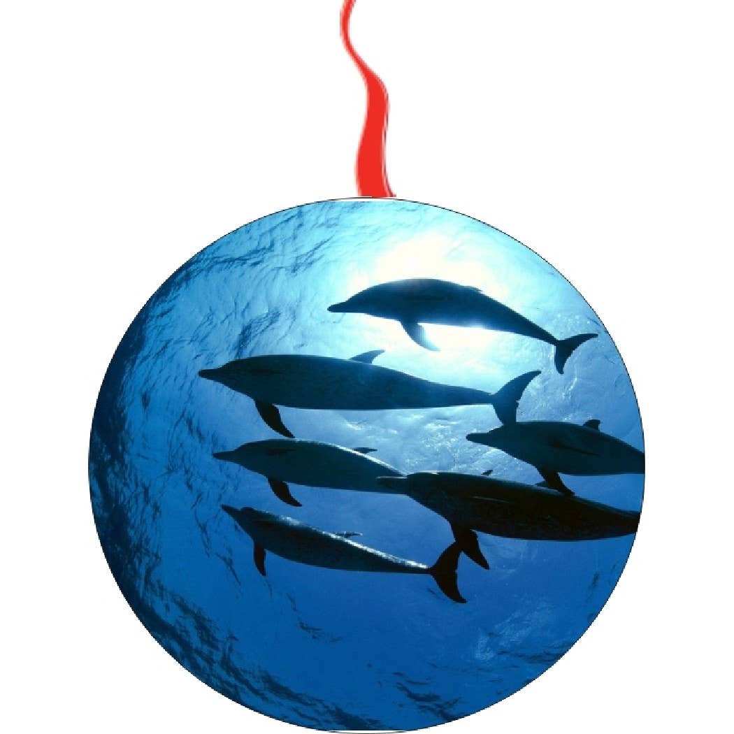 BMS BIZ - Wholesale Ornament - Dolphins Christmas Ornament0