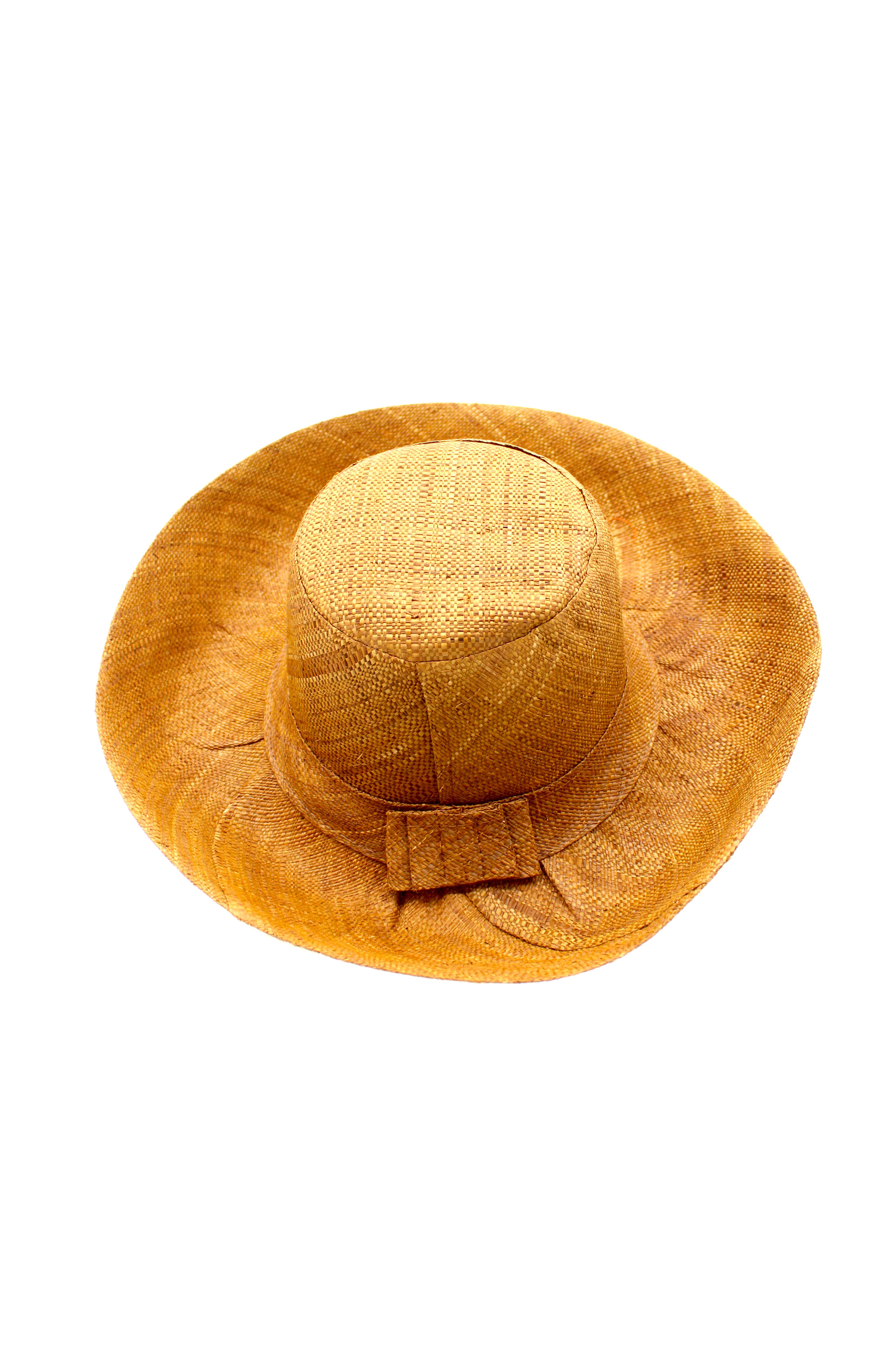 Shebobo - Wholesale Straw Hat - Women's - Monica 5" & 7" Wide Brim Solid Color Packable Straw Sun Hats7