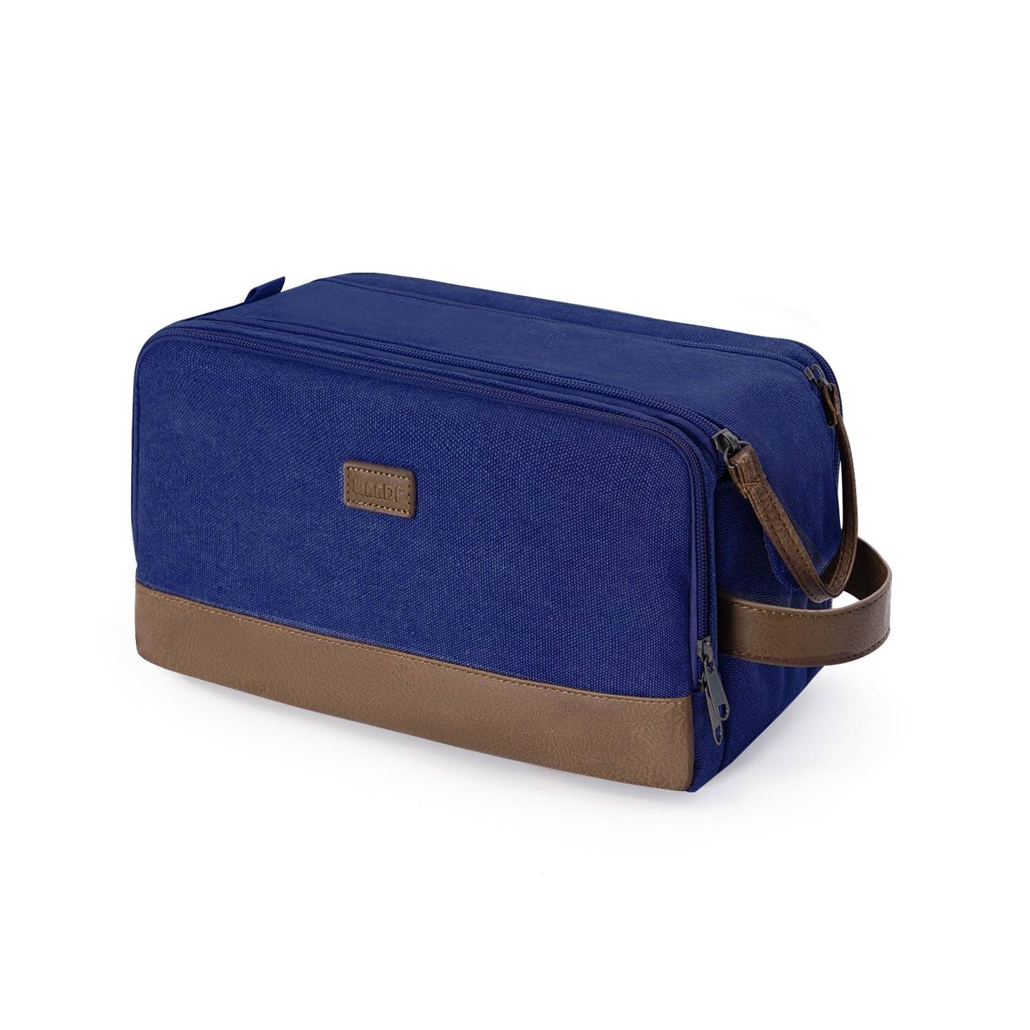 wandf – Engroshandel Toilettaske - Unisex – Canvas & læder Dopp Kit rejse vandafvisende barbertaske27